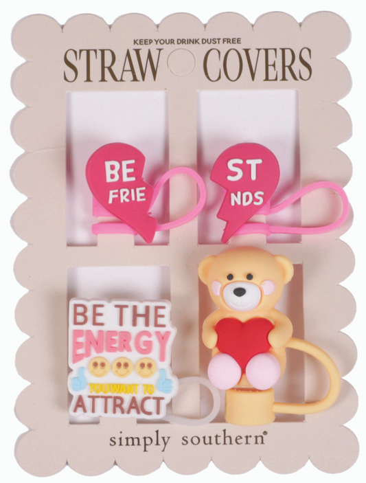 Best Friends Straw Covers