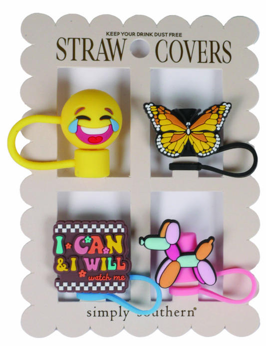 Emoji Straw Covers