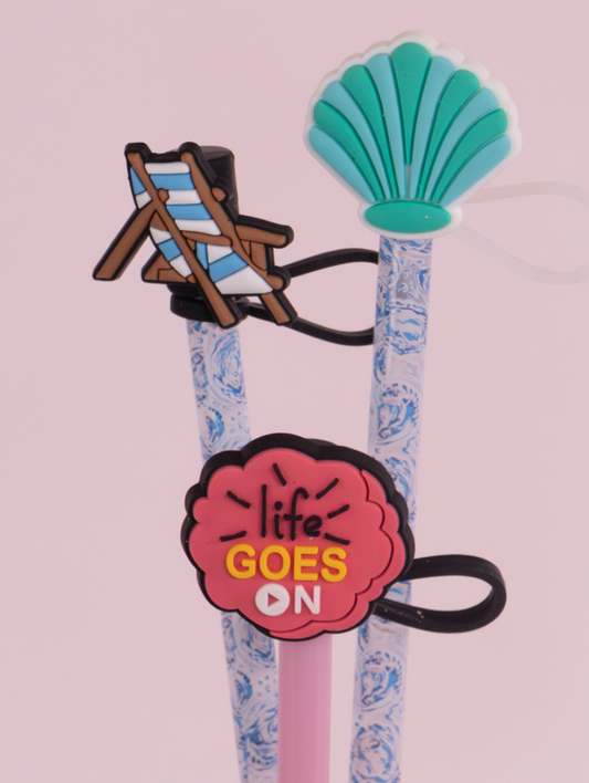 Life Goes On Straw Cover