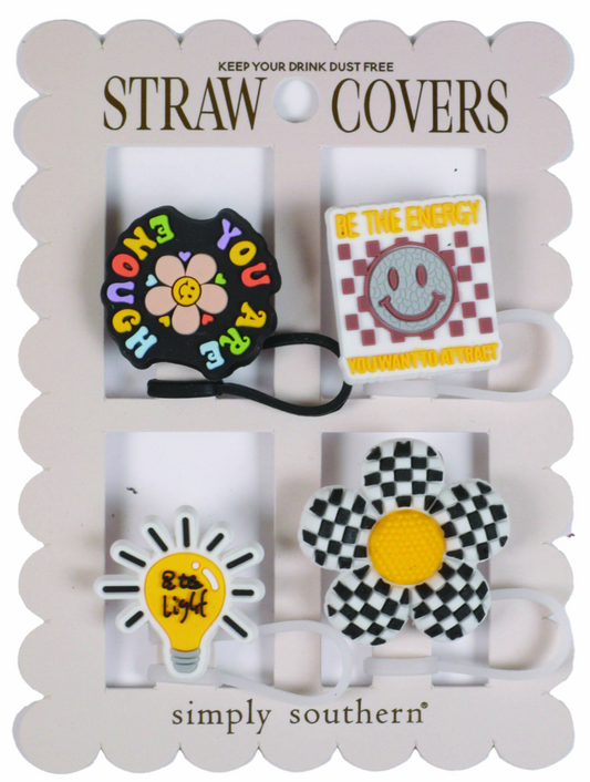 You Are Enough Straw Covers