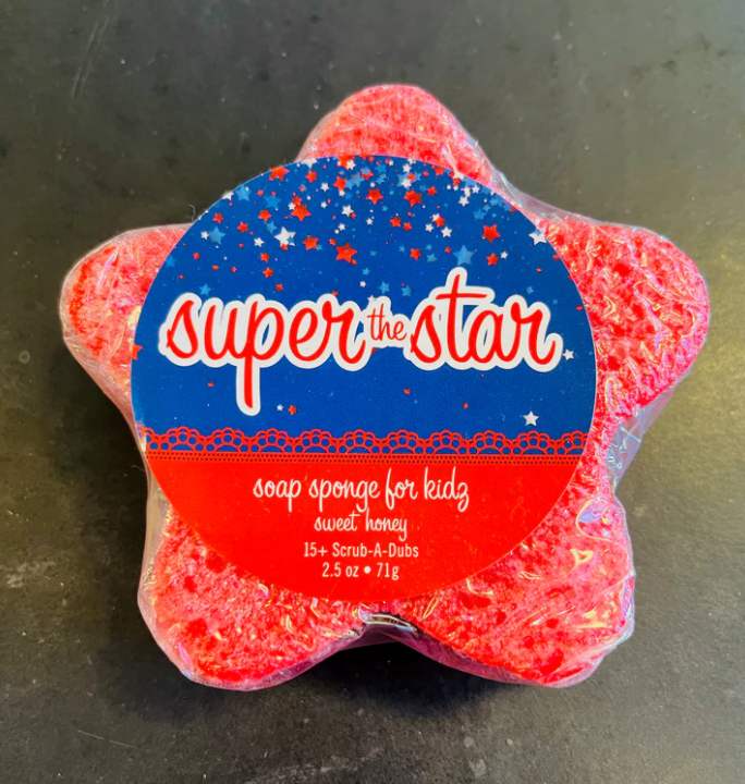 Caren Kool Kidz: Super The Star Soap Sponge