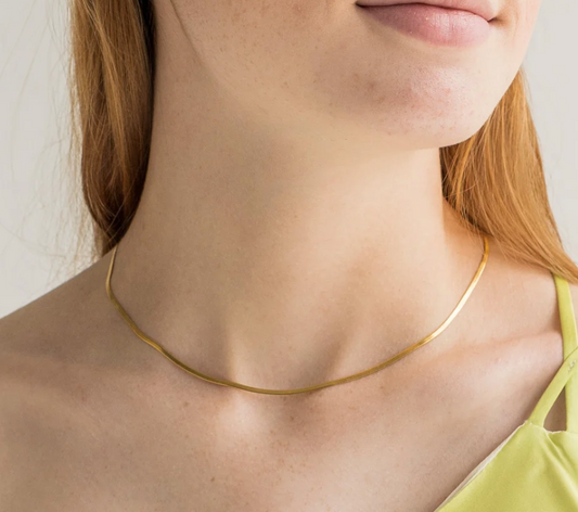 Brenda Grands Micro Herringbone Necklace