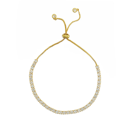 Brenda Grands Pull-Tie Tennis Bracelet