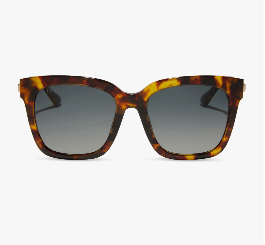 BELLA Amber Tortoise Polarized Sunglasses AB-SG10P