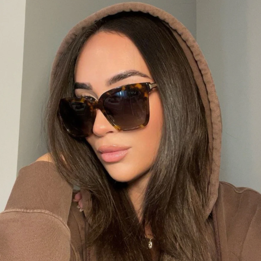 BELLA Amber Tortoise Polarized Sunglasses AB-SG10P