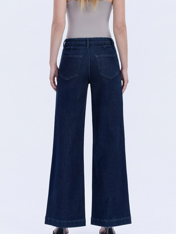 Linden Dark Trouser Jean by Flying Monkey