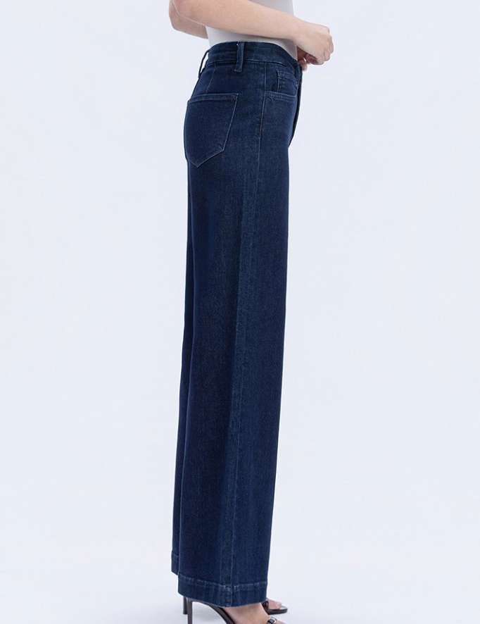 Linden Dark Trouser Jean by Flying Monkey
