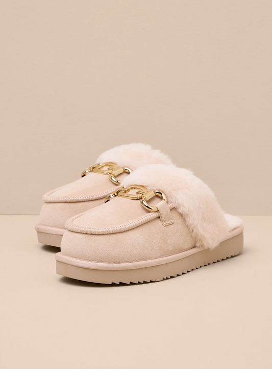 Devoted to Davos Cozy Mule Slide