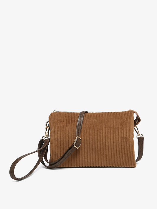 Izzy Brown Corduroy Crossbody