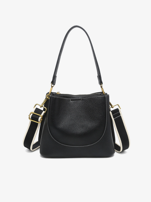Corinna Black Bucket Bag