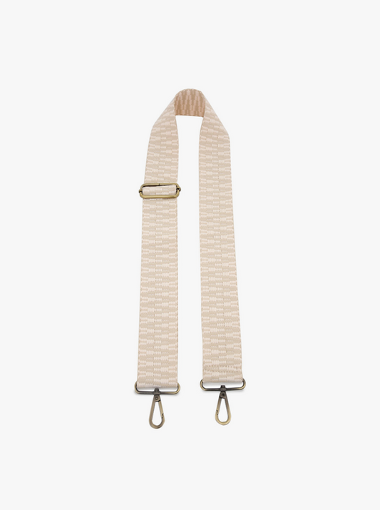Cream Aztec Guitar Strap