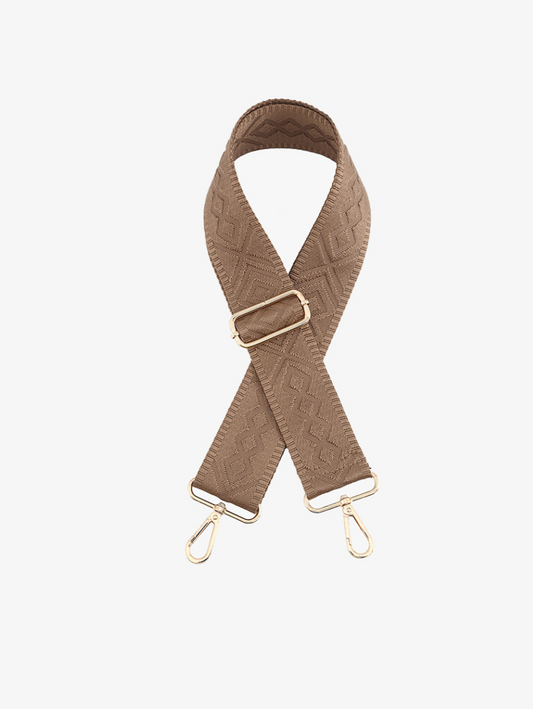 Mocha Boho Guitar Strap