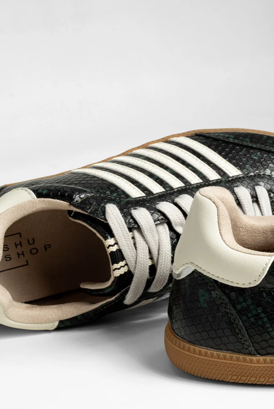 Black Snake Stevie Sneaker by ShuShop