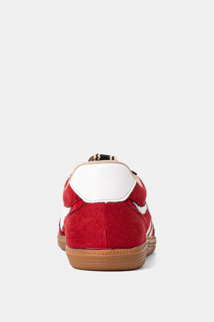 Red Suede Sasha Sneaker by ShuShop