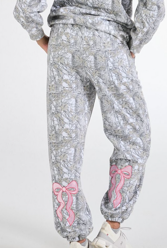 Girly Camo Sweatpant Set