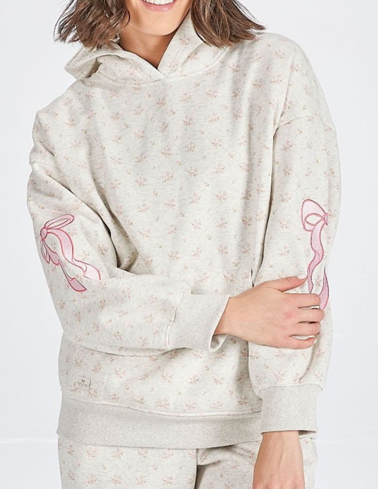 Pop of Pink Floral Sweatpant Set