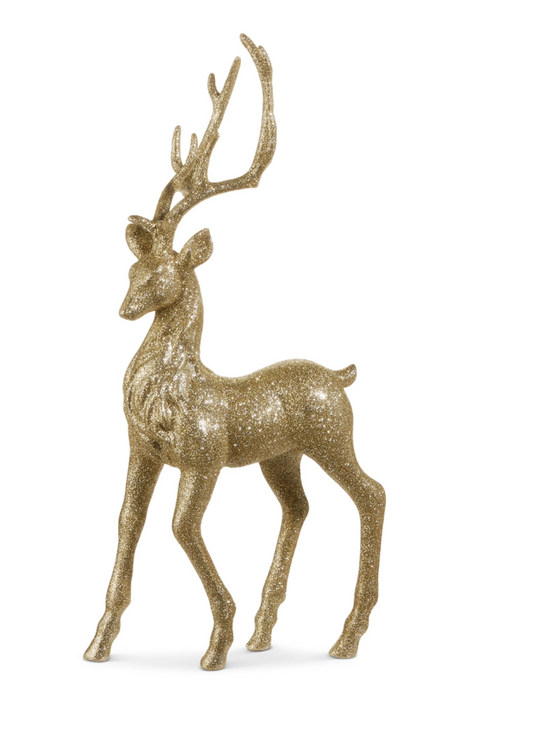 Gold Glitter Deer