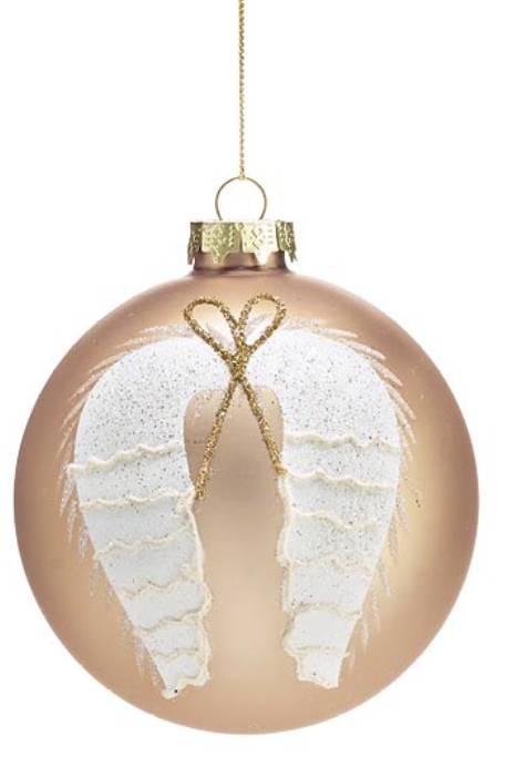 Gold Angel Wings Ornament