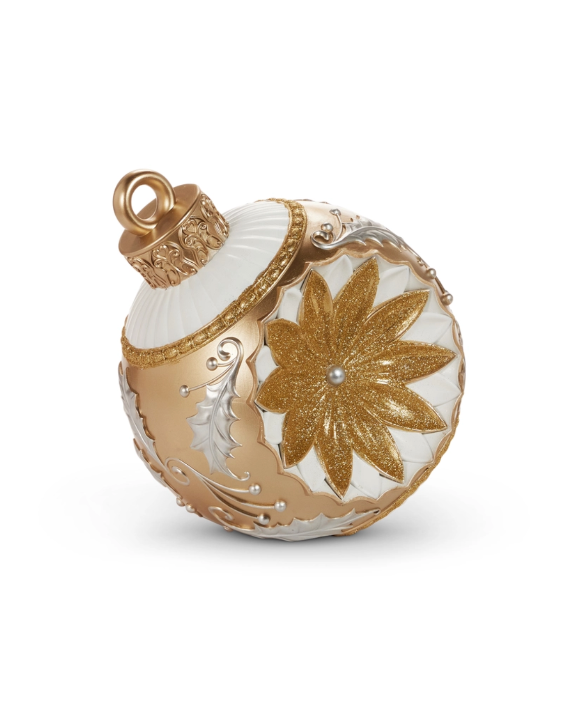 10" Gold Decorative Ornament