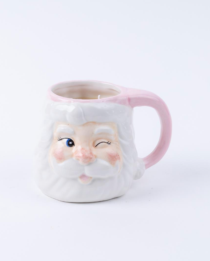 Sweet Grace Santa Mug Candle