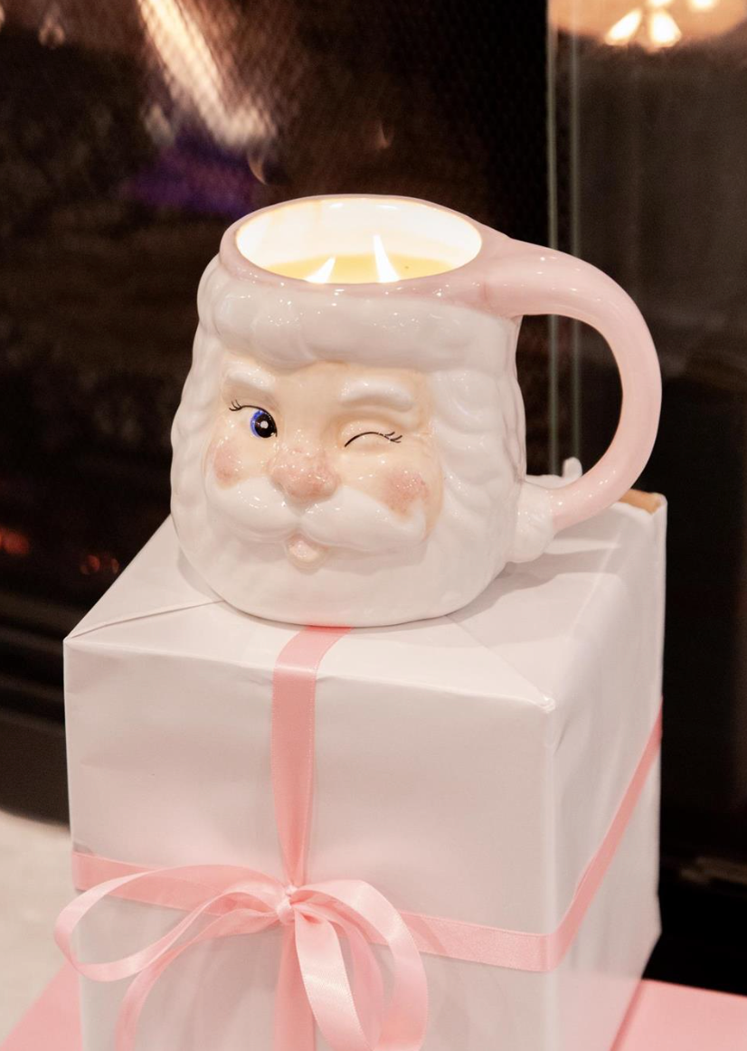 Sweet Grace Santa Mug Candle