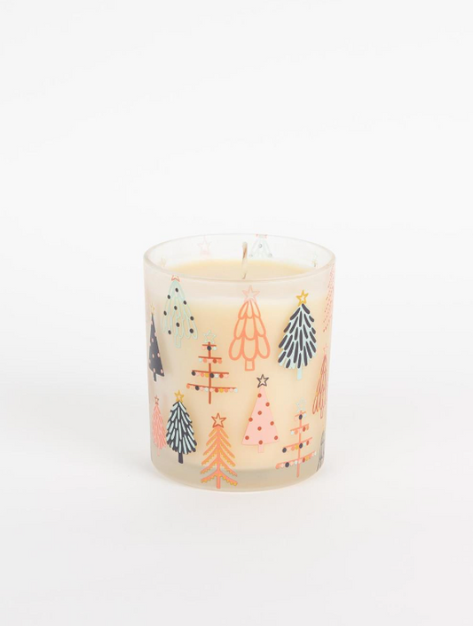 Sweet Grace Colorful Christmas Trees Candle
