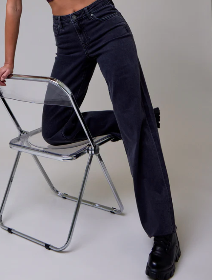 Necessary Nori Jean in Washed Black