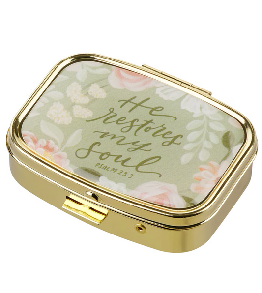 He Restores Pill Case