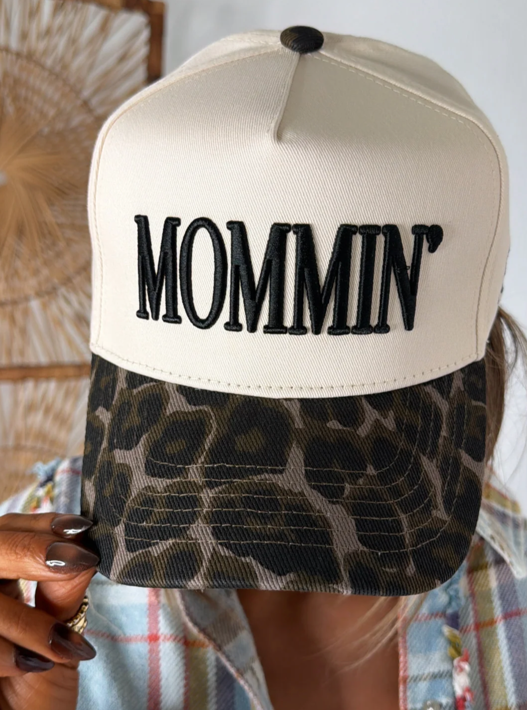 Mommin' Cheetah Trucker Cap
