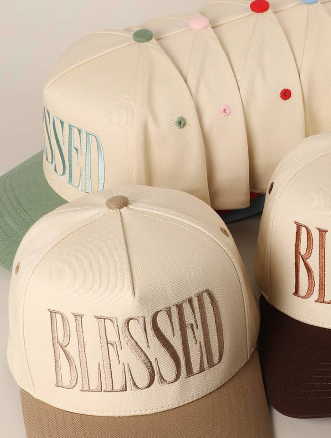 Blessed Cap in Tan
