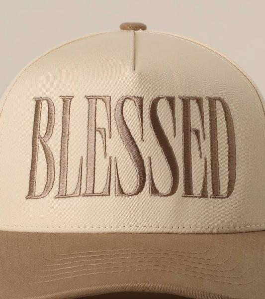 Blessed Cap in Tan