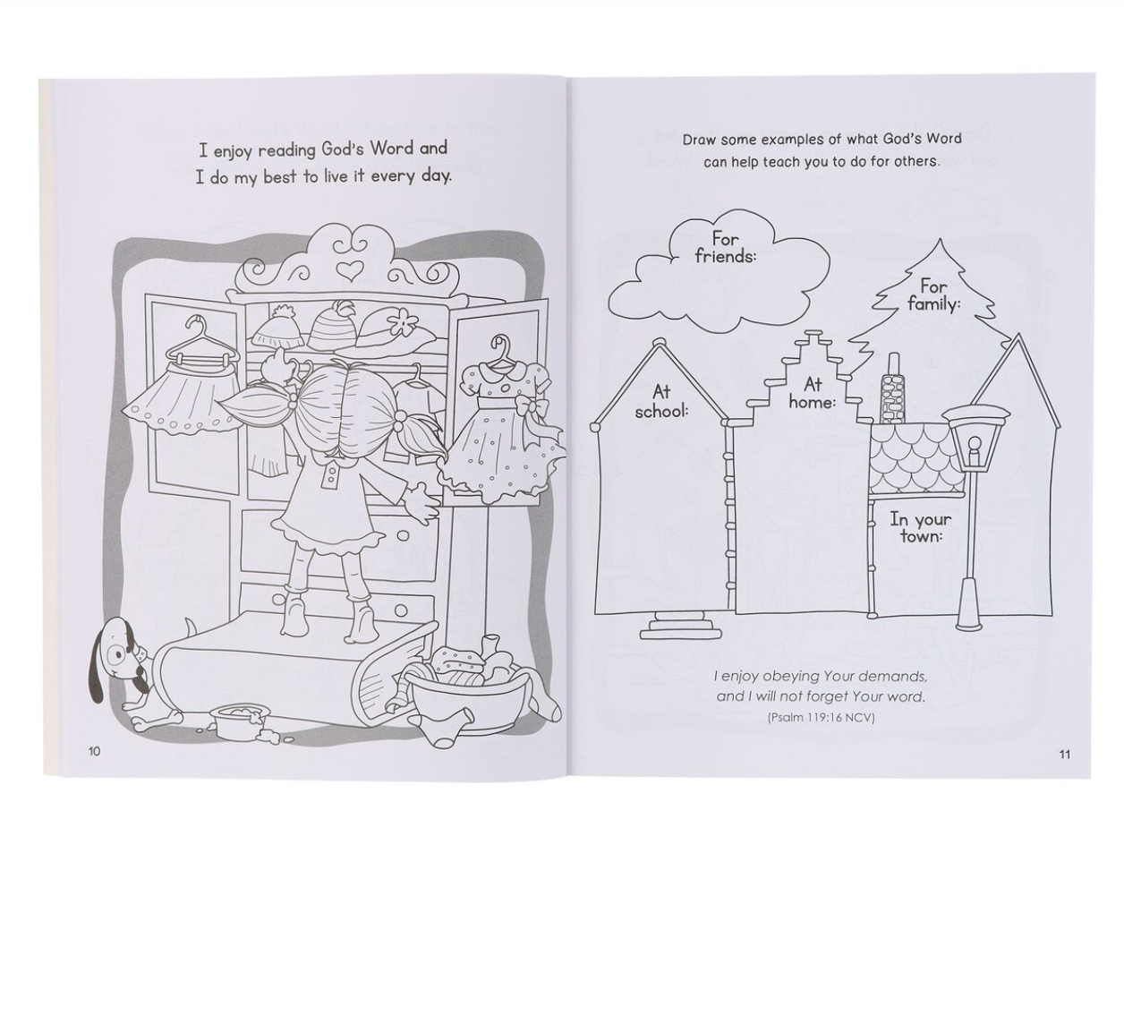 God's Word is Great: Coloring and Activity Fun Book