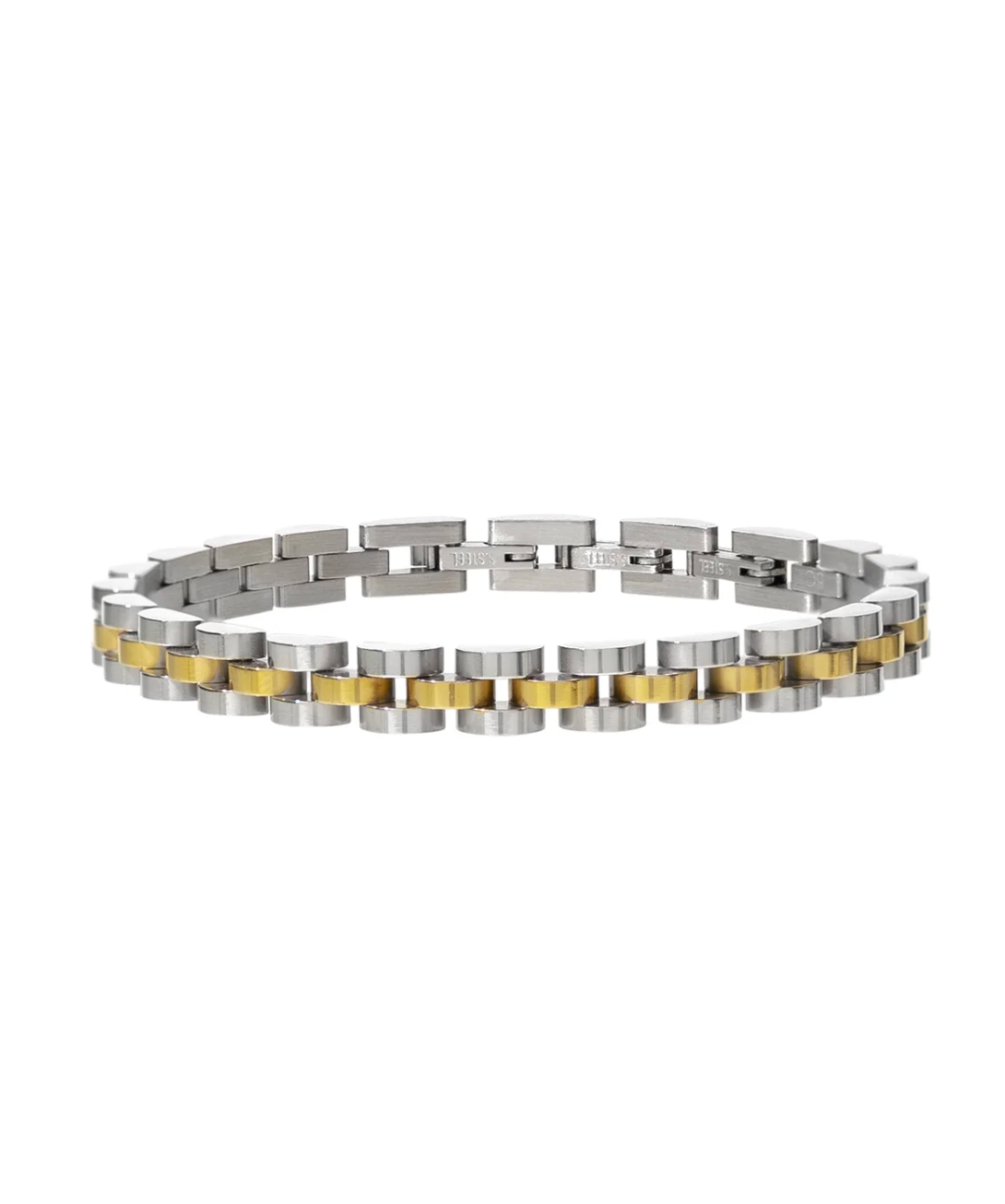Brenda Grands Two-Tone Watchband Bracelet