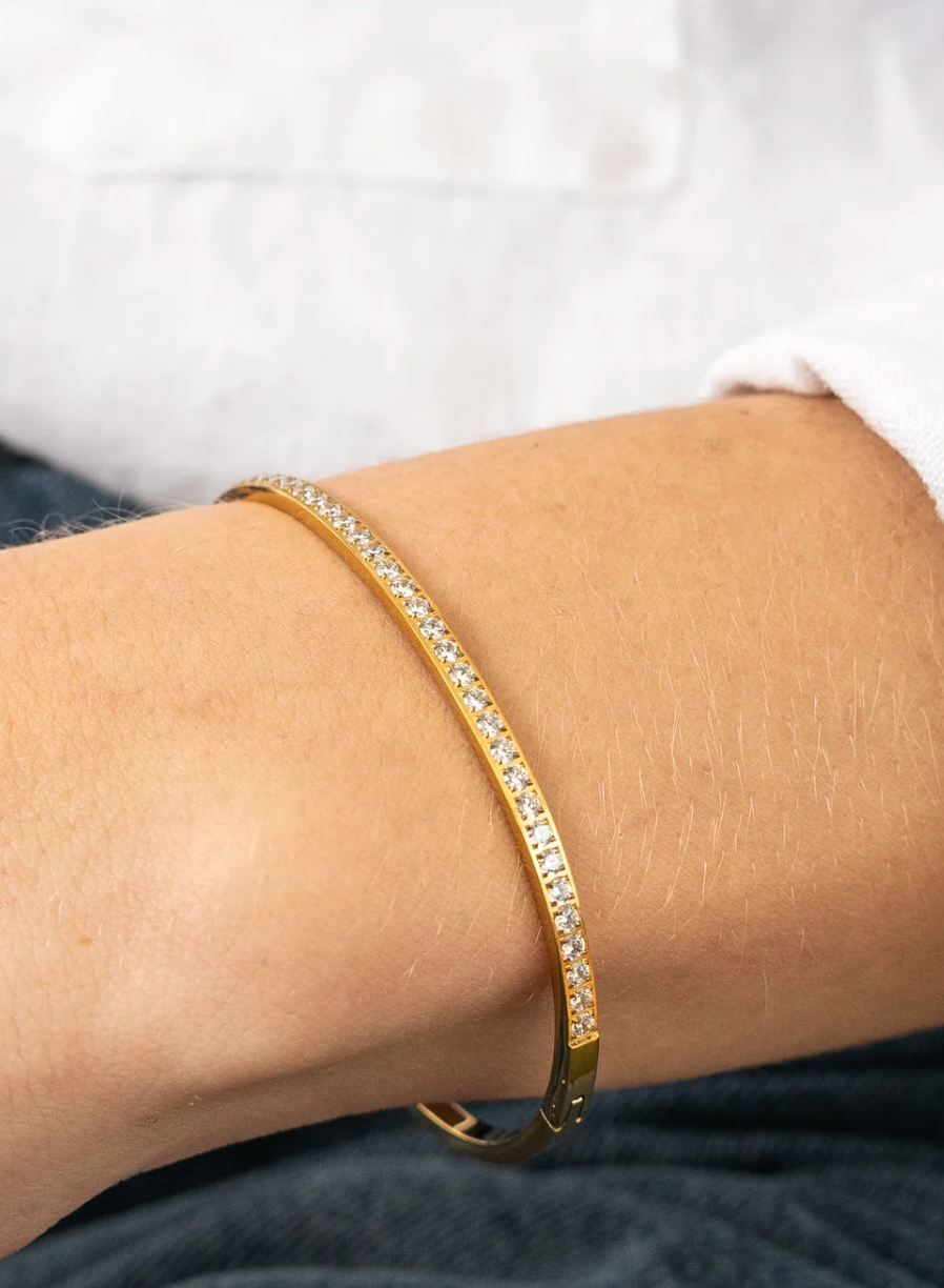 Brenda Grands Diamond Bangle Bracelet