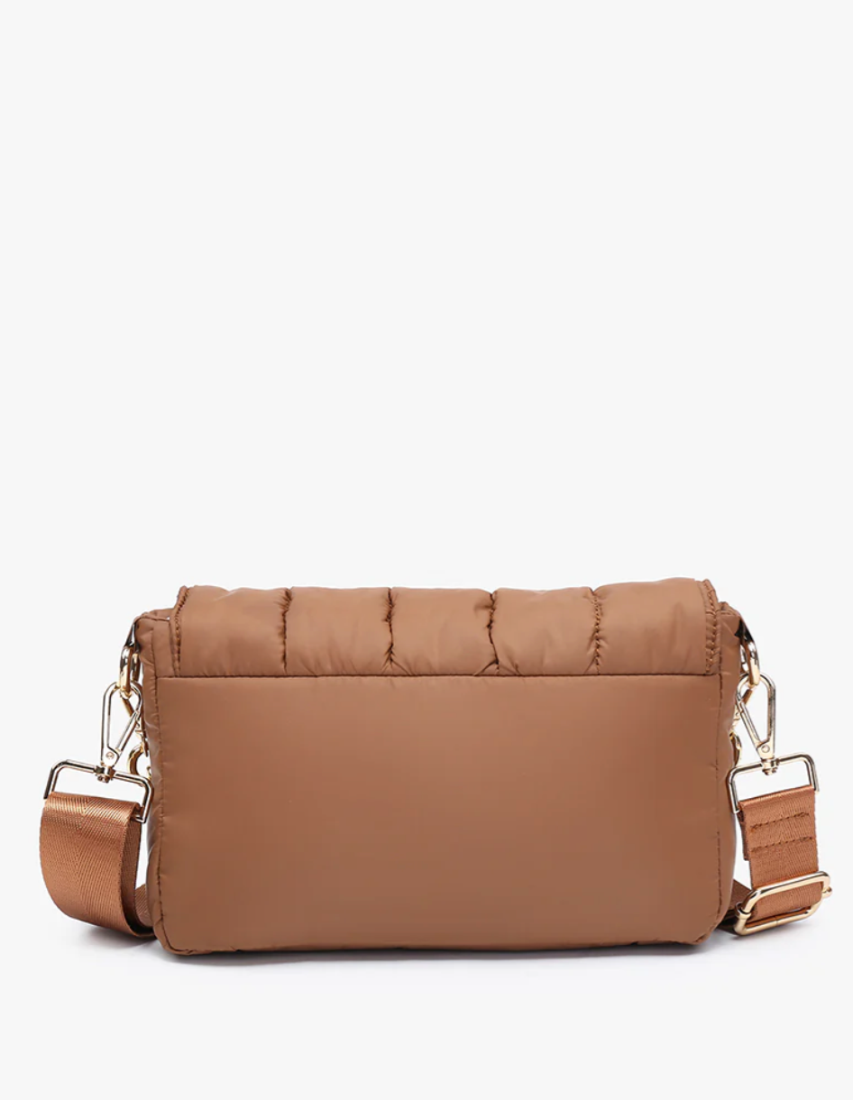 Lala Black Quilted Crossbody