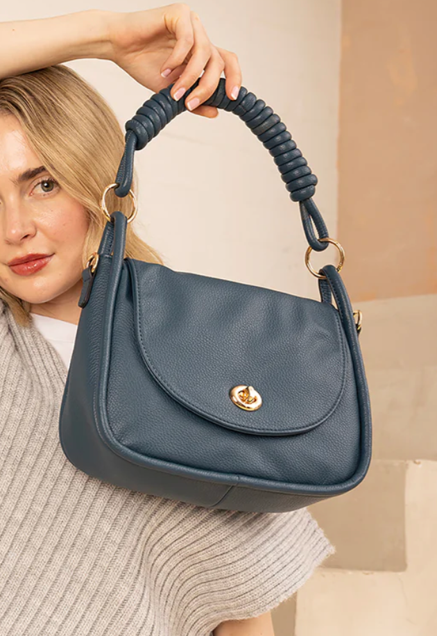 Effie Black Satchel Purse