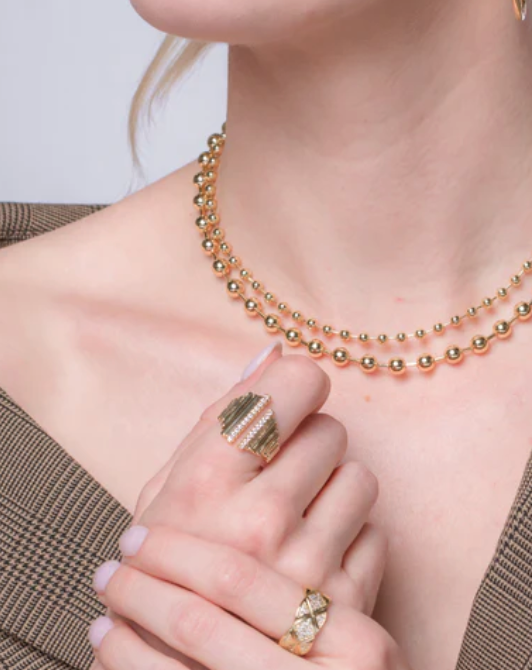 Kinsey Designs Pierce Double Layer Necklace