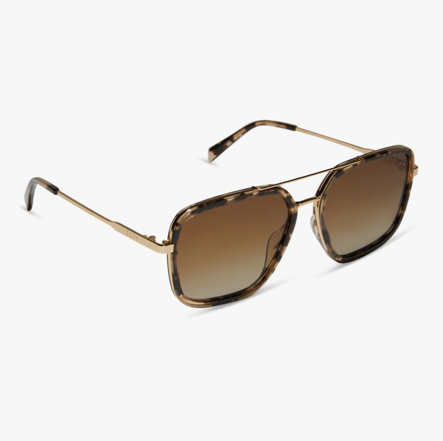 JORDAN Espresso Tortoise Polarized Sunglasses DE01-0714-ETBGP