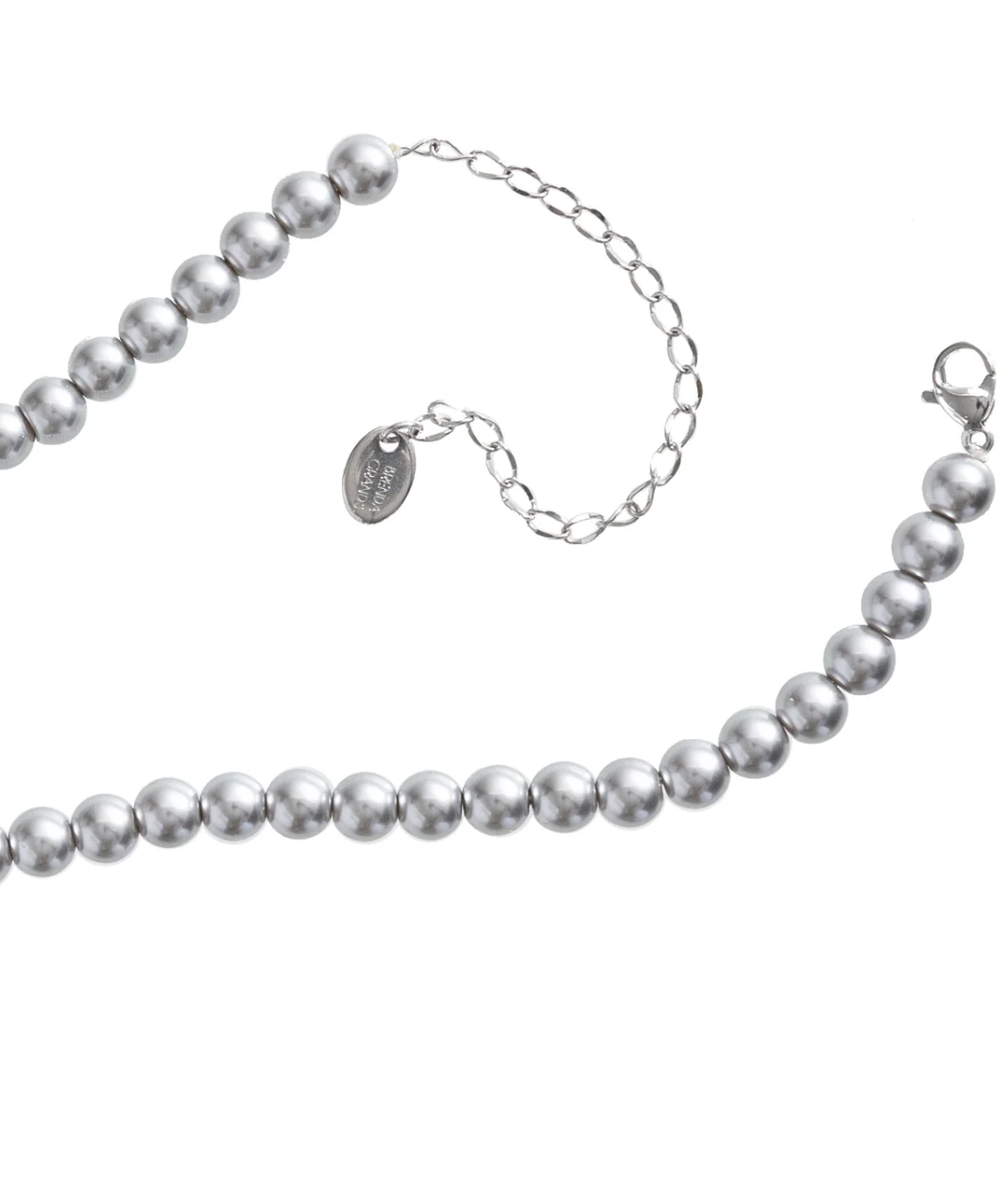 Brenda Grands Silver Pearl Necklace