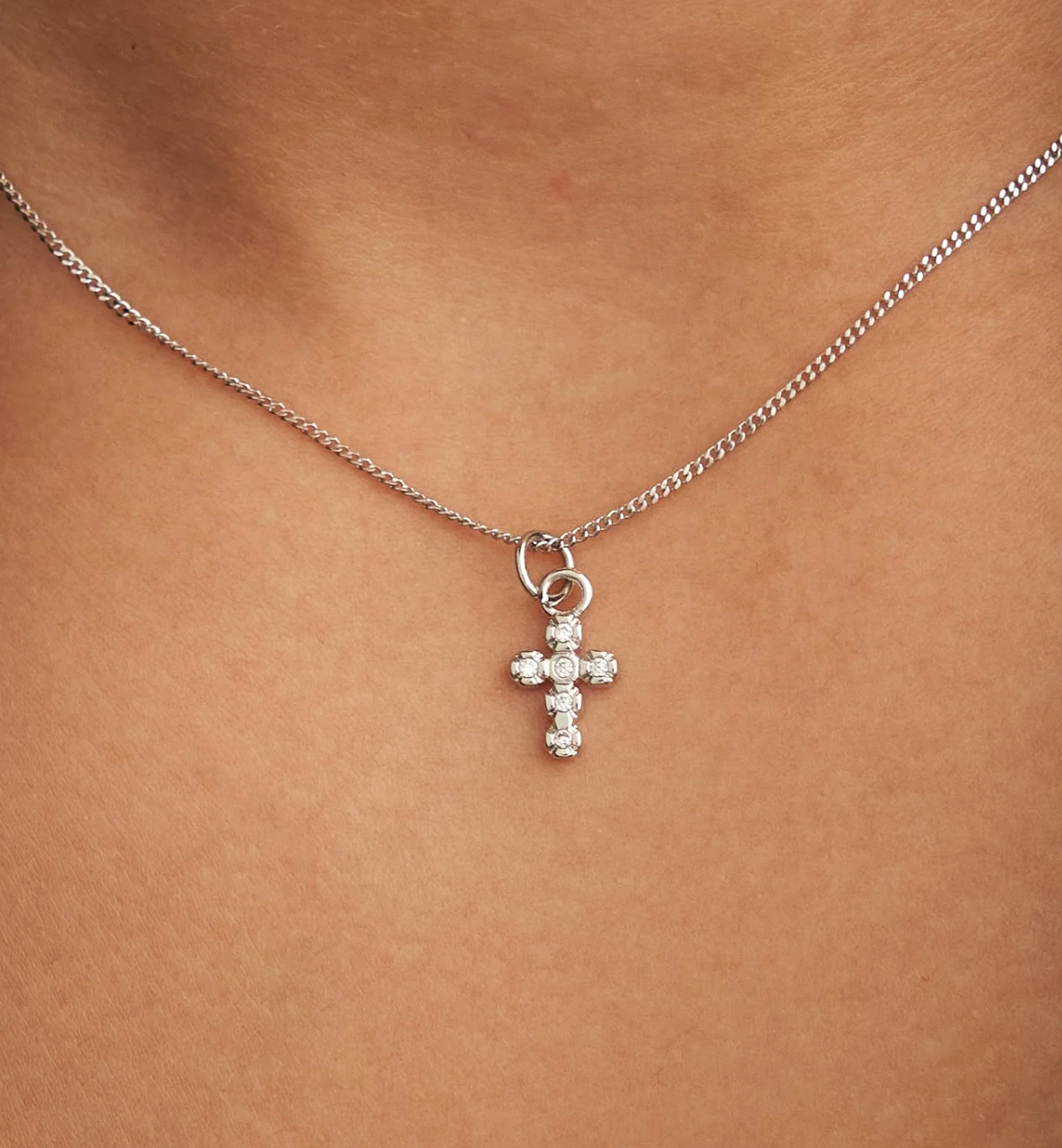 Brenda Grands Dainty Silver Cross