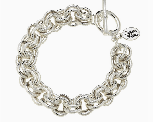 Susan Shaw Double Link Chain Bracelet