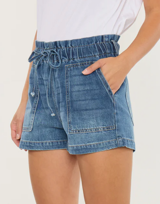 KanCan Maisy Elastic Waist Shorts