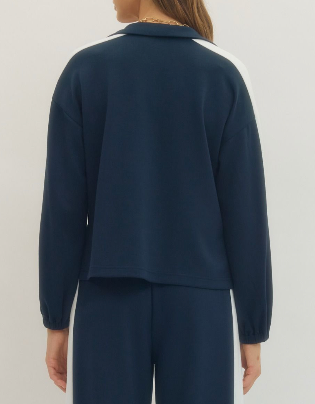 Set To Jet Pant Set in Navy