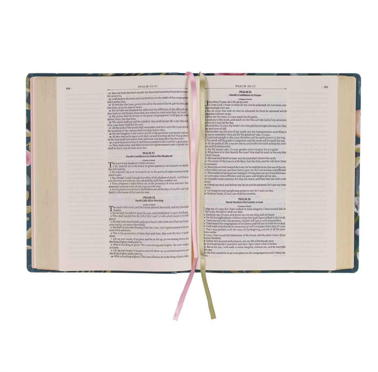 KJV Large Note-Taking Bible in Teal