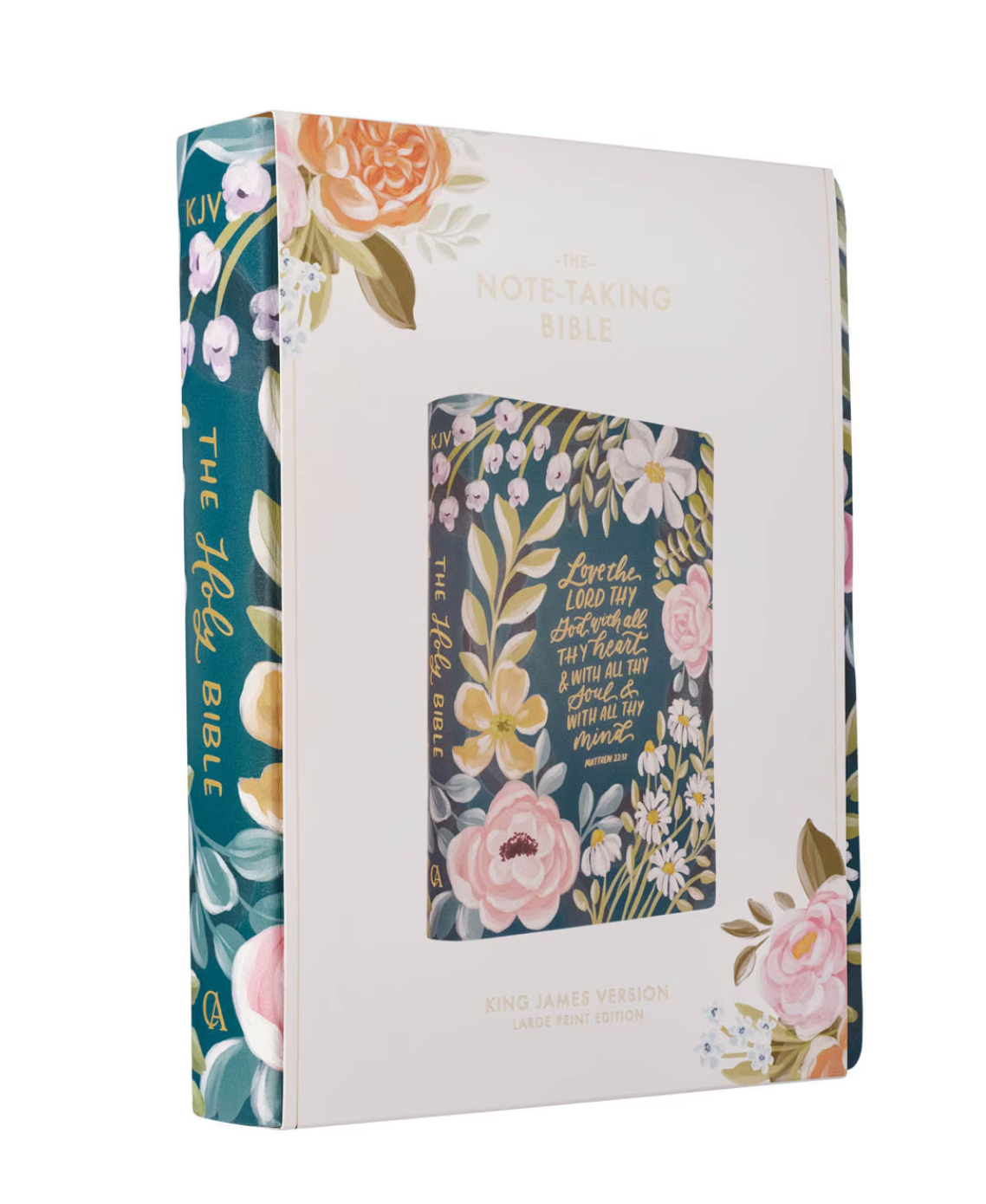 KJV Large Note-Taking Bible in Teal