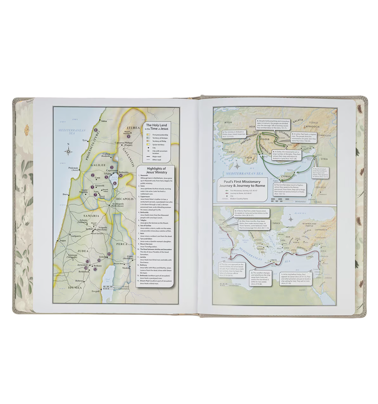 KJV Large Note-Taking Bible in Taupe