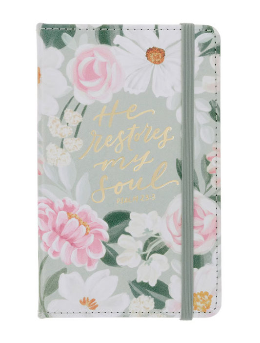 He Restores My Soul Psalm 23:3 Pocket Journal