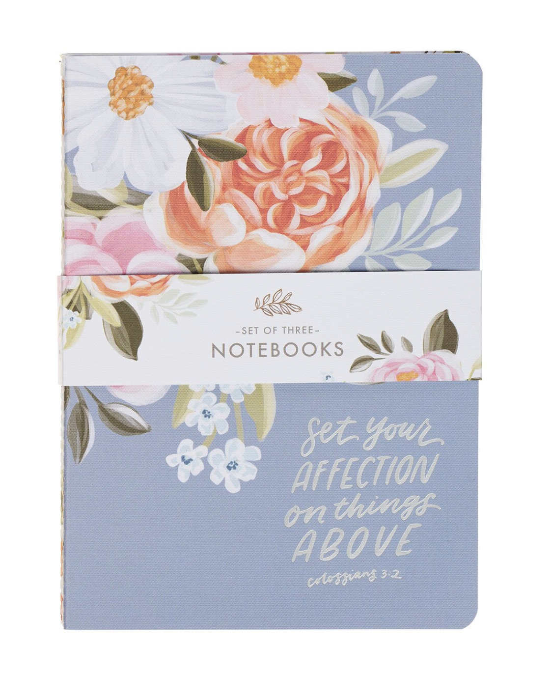 Floral Notebooks: Pack of 3