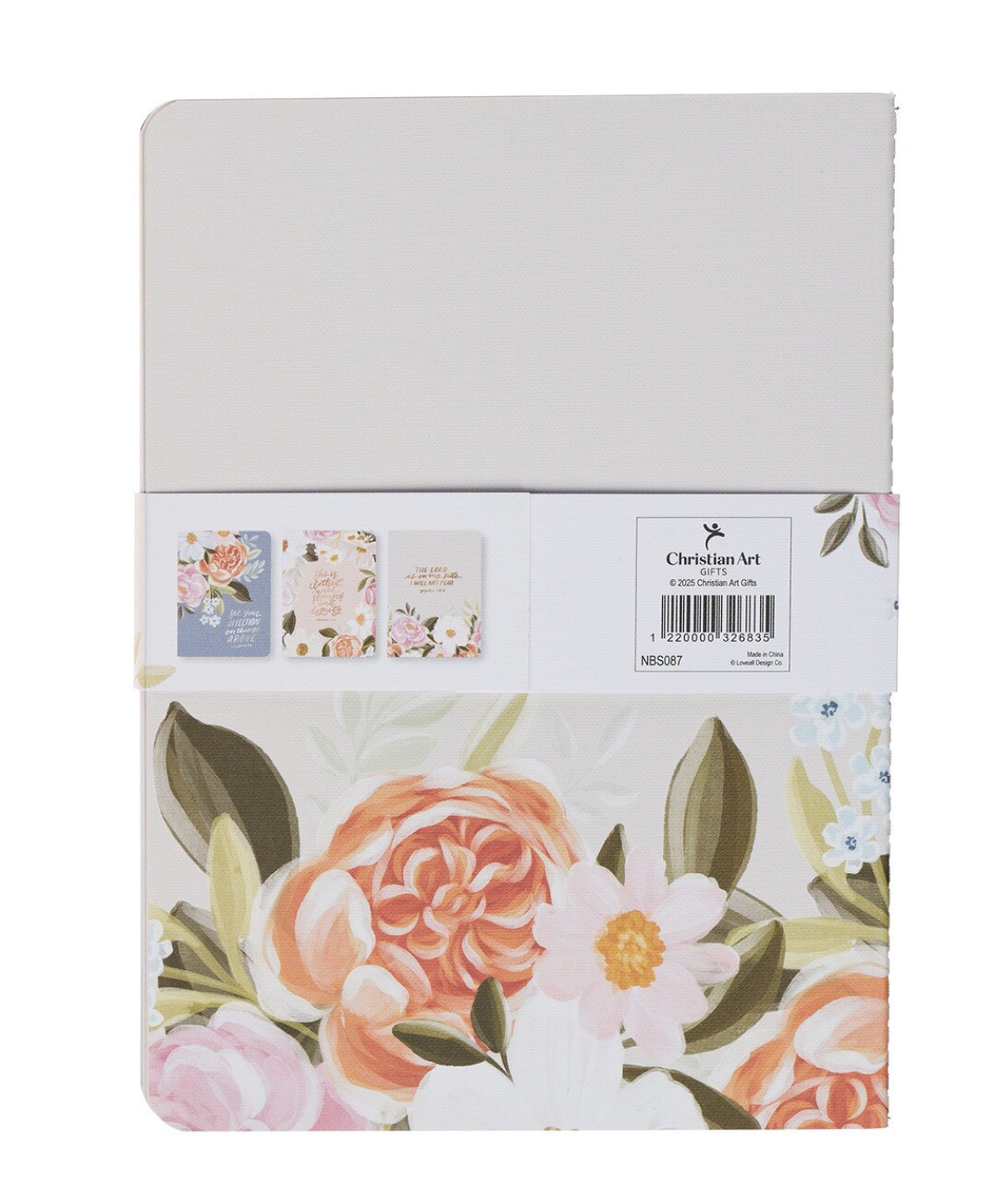 Floral Notebooks: Pack of 3