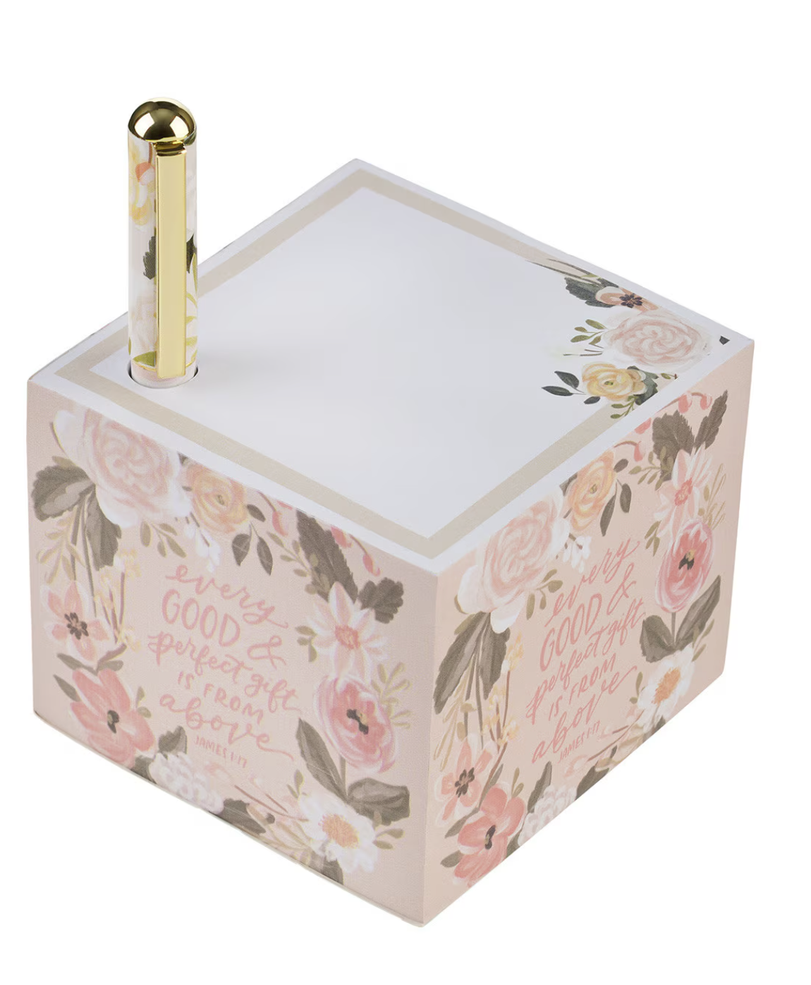 Note Block and Pen: Every Good and Perfect Gift